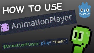 How to Use the AnimationPlayer in Godot beginner guide [upl. by Yatnuhs]