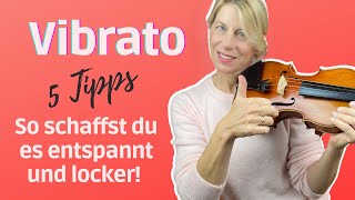 Vibrato Geige Basics I Wie du mit 5 Übungen gleich loslegen kannst [upl. by Ennayrb106]