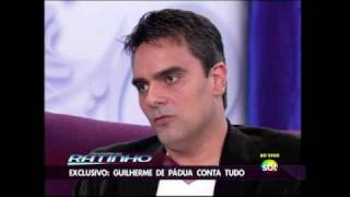 Parte 1 Entrevista de Guilherme de Pádua ao Ratinho no SBT [upl. by Carmine]