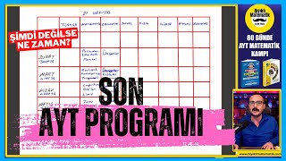 SON AYT MATEMATİK PROGRAMI ARTIK KAÇIŞ YOK [upl. by Arakihc]