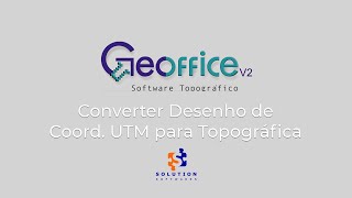 10  Converter Desenho de Coord UTM para Topográficas [upl. by Holton]