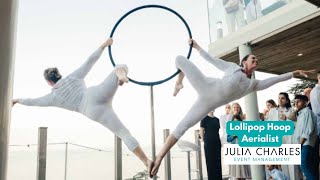 Lollipop Hoop Aerialist  Elegant Performers available for luxury events [upl. by Cappello]