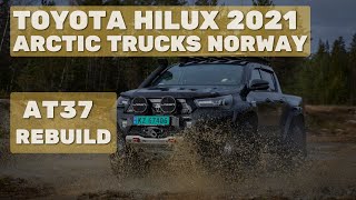 Toyota Hilux 2021  Arctic Trucks Norway rebuild AT37 [upl. by Nivrehs40]