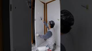 Finishing Enamel Painting Wood Doors stainblock primer sealer [upl. by Anirda]