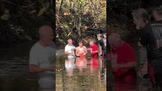 Closeup Video of Fourth Drennon Creek Baptism of 11324 [upl. by Susanetta]