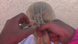 AMAZING 5 Strand Dutch Braid Tutorial by Amal Hermuz [upl. by Schwartz]