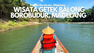 Serunya Wisata Getek Balong di Sambeng Borobudur Magelang magelang wisatamagelang borobudur [upl. by Neel]