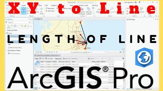 XY to Line using ArcGIS Pro  Length of Line [upl. by Erodasi]