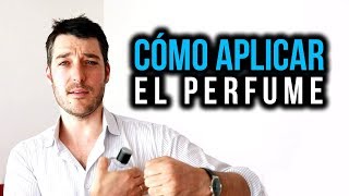 Cómo aplicarse el perfume para hombres [upl. by Marijo736]