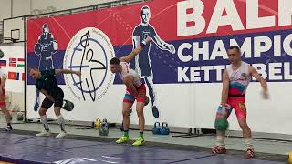 IUKL Balkan Championship 202410 min Snatch 24kg Flight 11 Benidze  Zhibinov  Khvostov  Chihachev [upl. by Schild405]