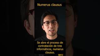 Numerus clausus ortografia español gramatica profesor latinismos palabrasraras lengua [upl. by Alad24]