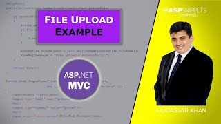 Simple File Upload example in ASPNet MVC Razor [upl. by Tosch]