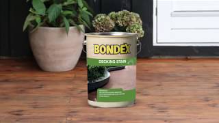 BONDEX Decking Stain HowToApply [upl. by Ahsiea526]