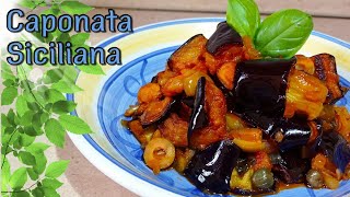 Caponata Siciliana Ricetta Originale [upl. by Sada]