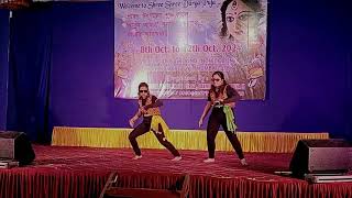 Ananya Sharma amp Saumya Kumari  Durga Puja Dance Competition 2024 [upl. by Ennaul]