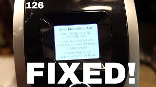 Sorry Brew Interrupted Fixed in 1 minute Keurig K200 from Goodwill Van Registration  Vlog 126 [upl. by Brenna]