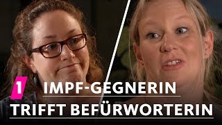 ImpfGegnerin trifft Befürworterin  1LIVE Ausgepackt  Folge 11 Impfen [upl. by Chrissy]