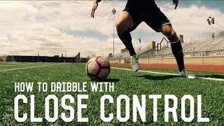 How To Dribble Like Messi  Close Control Dribbling  Fundamental Dribbling Technique Tutorial [upl. by Obadias]