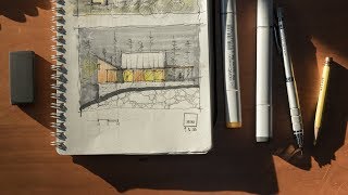 Inside My Sketchbook  An Architects Sketching Tools [upl. by Anitsirhcairam]