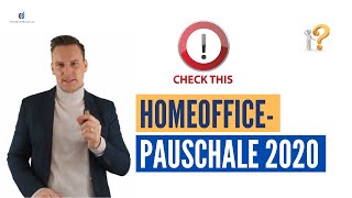 Steuererklärung HomeofficePauschale von der Steuer absetzen [upl. by Akirej]