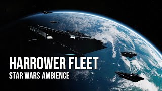 HarrowerClass Dreadnought Fleet  Star Wars Ambience  Ship Engine Quiet Radio Chatter Deep Space [upl. by Paske]