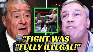 Teddy Atlas amp Bob Arum REACTS To Tyson FuryS BRUTAL Loss In Usyk Fight [upl. by Tierell]