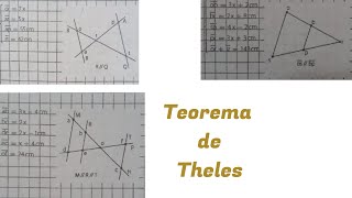 Teorema de Thales [upl. by Sirkin]