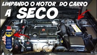 Aprenda a lavar o Motor do Carro a Seco  Faça Você Mesmo [upl. by Clellan531]