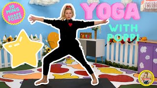 Shape Poses  Yoga with Poppi At Home Yoga Adventure [upl. by Naryt237]