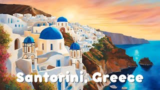 Santorini Greece 2024 Walking Tour in Greece  4K [upl. by Colvert]