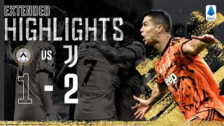 Udinese 12 Juventus  La doppietta di Ronaldo per una vittoria in trasferta  EXTENDED Highlights [upl. by Assirt]