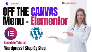 How to Create Off Canvas Menu PopUp in Elementor  StepbyStep WordPress MENU Tutorial [upl. by Ahsemed]