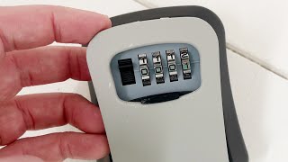 How to change the pin on a key safe lock box [upl. by Kristin611]