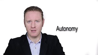 Autonomy  Meaning  Pronunciation  Word World  Audio Video Dictionary [upl. by Onairot]