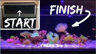 How To Setup A Saltwater Aquarium Step By Step [upl. by Itram]