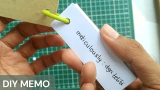 Membuat Notebook Memo Kecil [upl. by Jermyn]