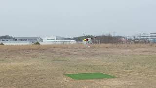 10 april 2024 RC heli club meeting Nimbus 550 Nitro 2nd flight MCK [upl. by Osbourne]