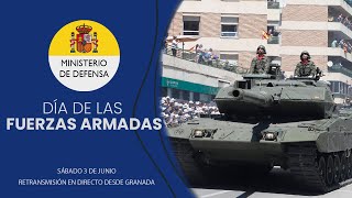 DÍA DE LAS FUERZAS ARMADAS 2023 DESDE GRANADA [upl. by Nason]