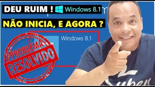 COMO RESOLVER ERRO DE INICIALIZAÇÃO DO WINDOWS 81 [upl. by Tedda]