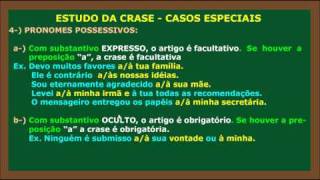 Estudo da Crase Parte 8 [upl. by Roslyn]