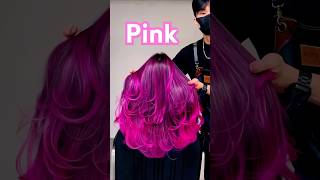 Shocking Pink Hair Dye🌺how looking this [upl. by Ander497]