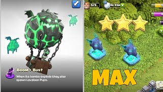 Maxing My Lavaloon Puppet Gone Wrong Clash Of Clans [upl. by Onairpic]