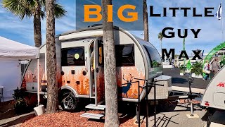 Little Guy Max Camper With Bathroom amp Micro Max Lightweight Teardrop Travel Trailer Caravans [upl. by Eiznekcm]