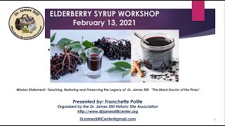 Elderberry Syrup DIY with Franchette Polite Herbalist [upl. by Lleoj]