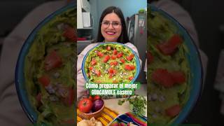 Cómo preparar el mejor guacamole casero recetas salsas botanas dip shorts fiestas [upl. by Atteyram]