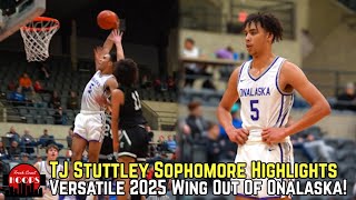 TJ Stuttley Sophomore Highlights 65 2025 Wing With Versatile Game [upl. by Astiram287]