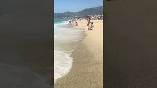 Walk on paradise beach in Alanya August 2024 turkey [upl. by Spindell]