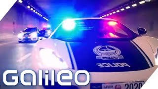 Im Ferrari auf GanovenJagd So tickt die Polizei weltweit  Galileo  ProSieben [upl. by Airamesor]