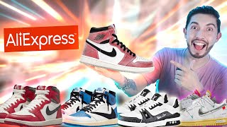 COMPRE TODOS LOS SNEAKERS MAS BARATOS DE AliExpress SON UNA ESTAFA [upl. by Hyps]