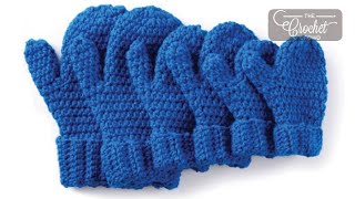 Easy Crochet Toddler Mittens [upl. by Forward]